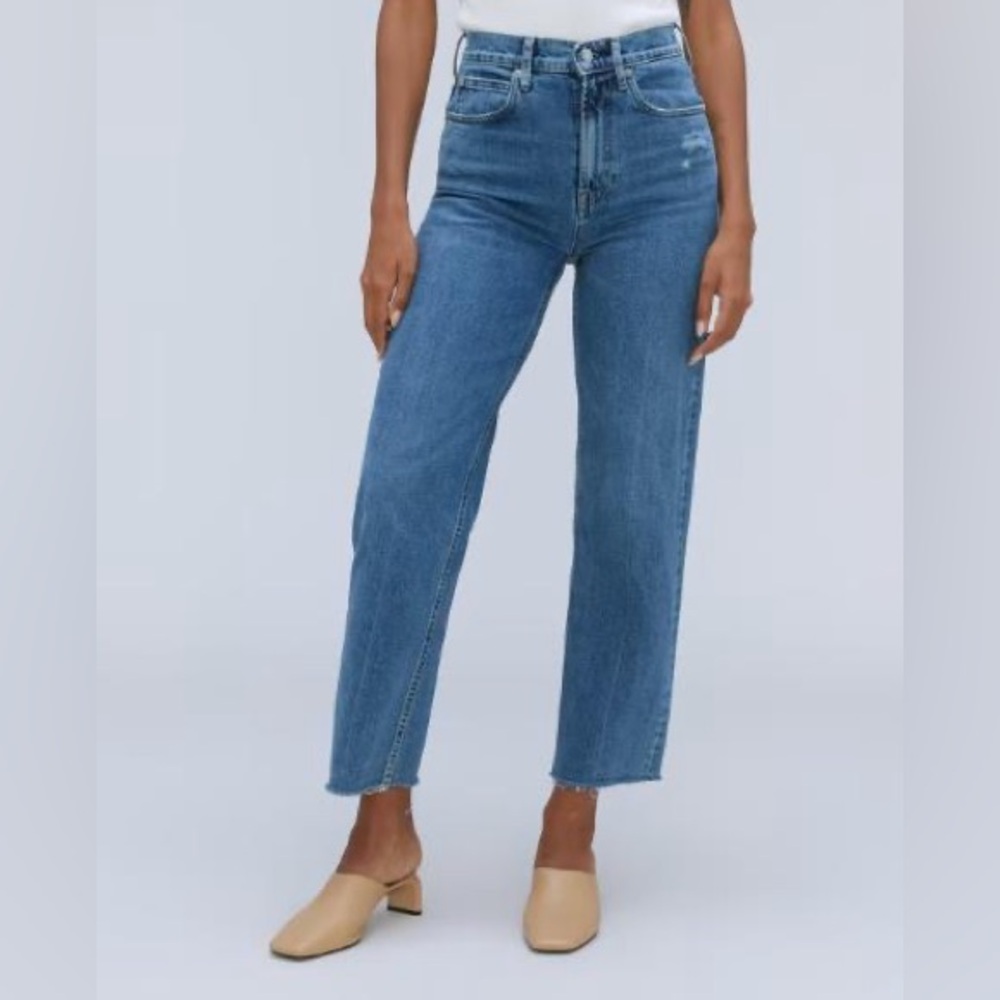 Everlane Way High Jeans - Distressed